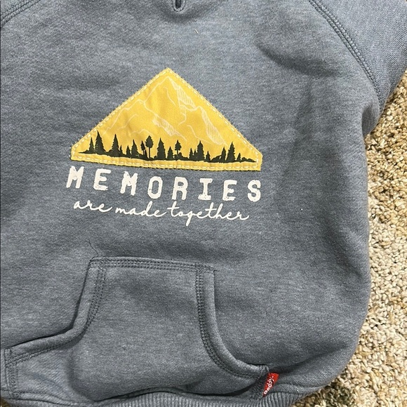 Reddy Dog Hoodie Memories are Made Together Gray Dog Sweater Large NWOT - Picture 2 of 11